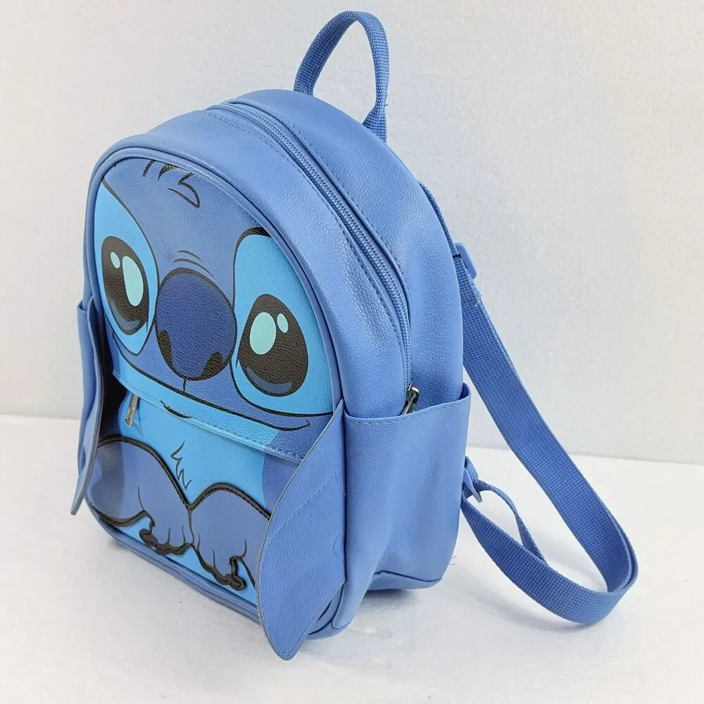 Lilo & Stitch Disney Theme Park Backpack Faux Leather Mini Purse Shoulder Straps